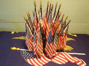 27 Different American Flags at the Macy-Colby House