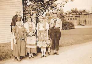 Daughters of the American Revolution 1930 photo at the Macy-Colby House