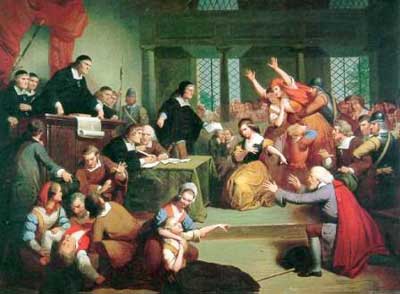 The Salem Witch Trials in 1692